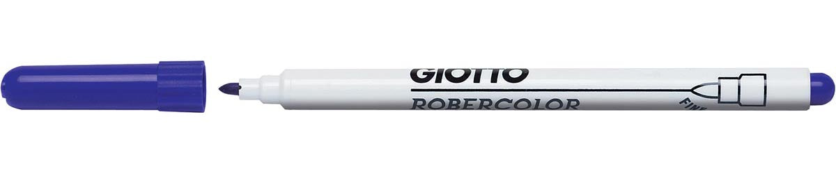 Giotto - Robercolor Whiteboardmarker fein, runde Spitze, blau