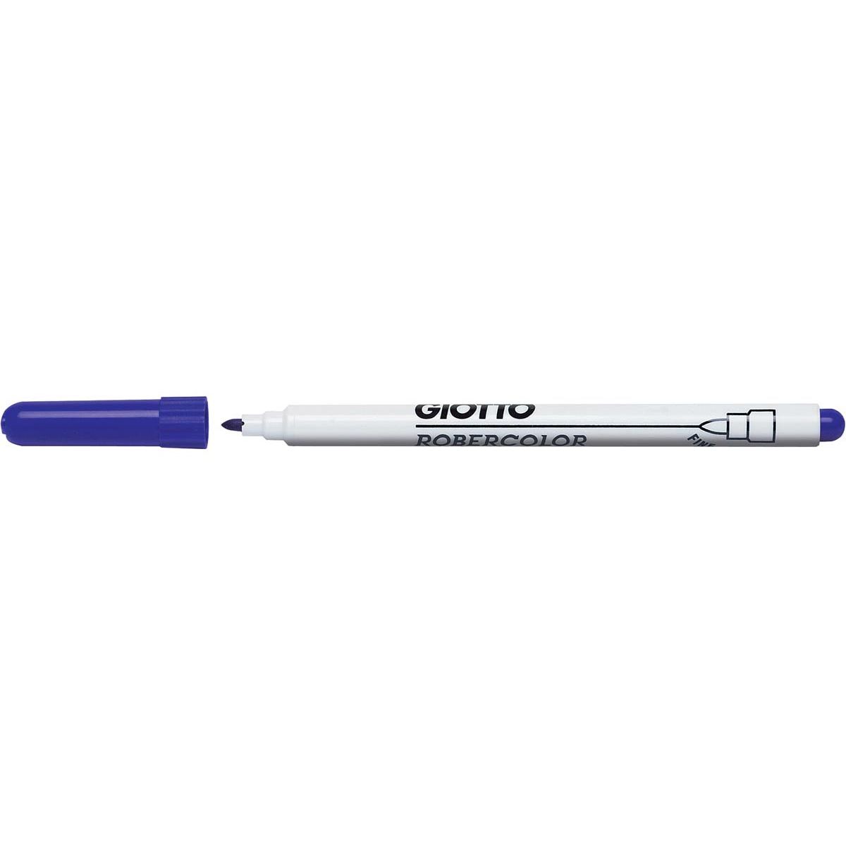 Giotto - Robercolor Whiteboardmarker fein, runde Spitze, blau