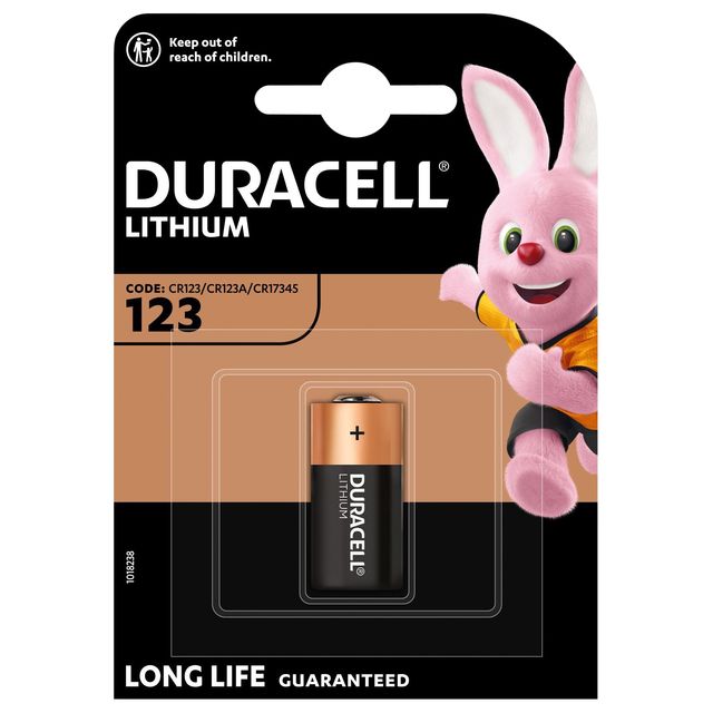 Duracell - Pile 1xCR123 lithium haute puissance