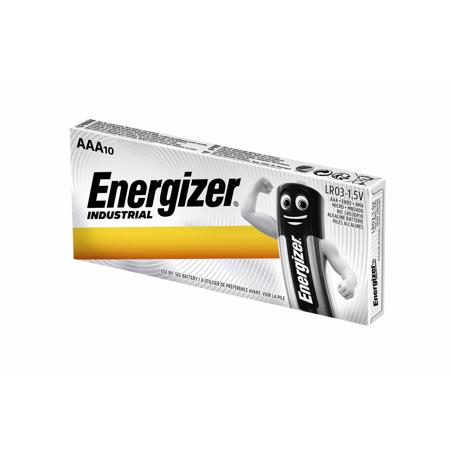 Energizer - Batterij Industrial AAA alkaline doos à 10 stuks