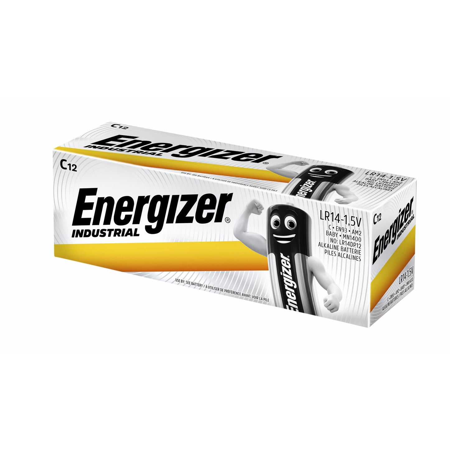 Energizer - Batterie Industrial C Alkaline Box mit 12 Stück