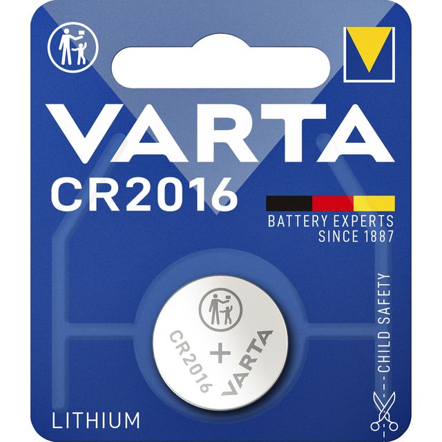 Varta - Batterie Knopfzelle CR2016 Lithium Blister à 1 Stück | 10 Stück