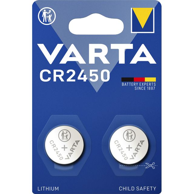 Varta - Batterie Knopfzelle CR2450 Lithium Blister à 2 Stück