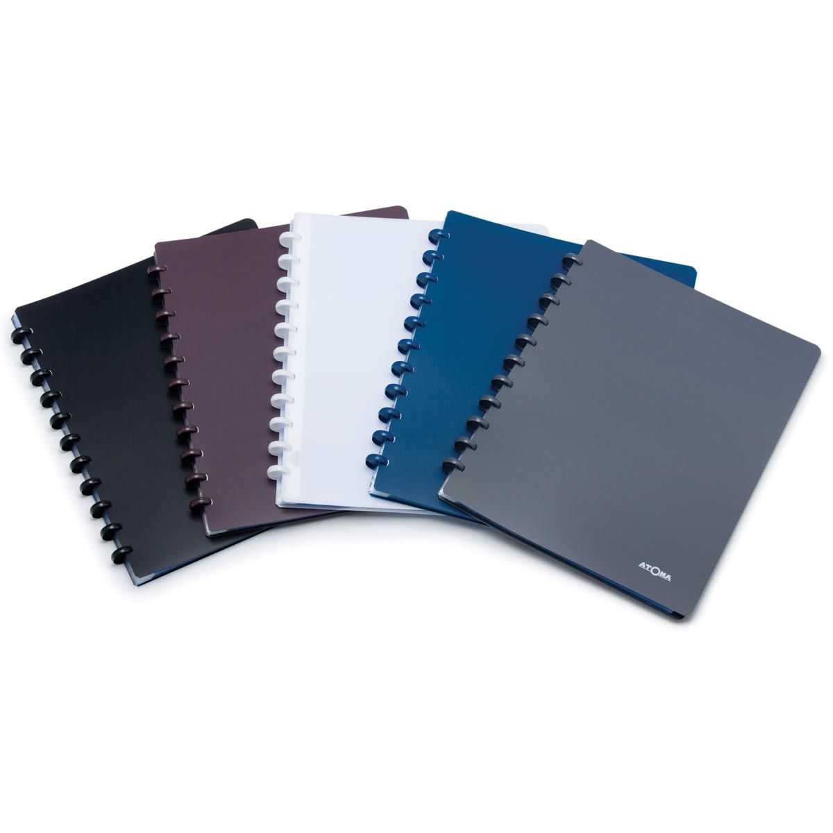 Atoma - Album, pour ft A4, en PP, avec 60 sachets, couleurs assorties