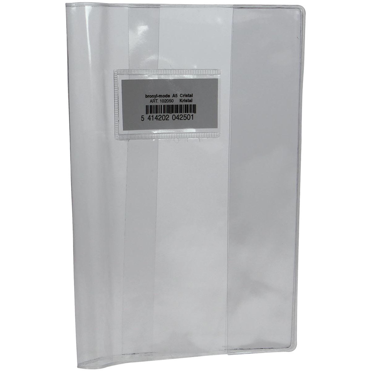 Bronyl – Notizbuchhülle ft 16,5 x 21 cm (Schrift), Kristall