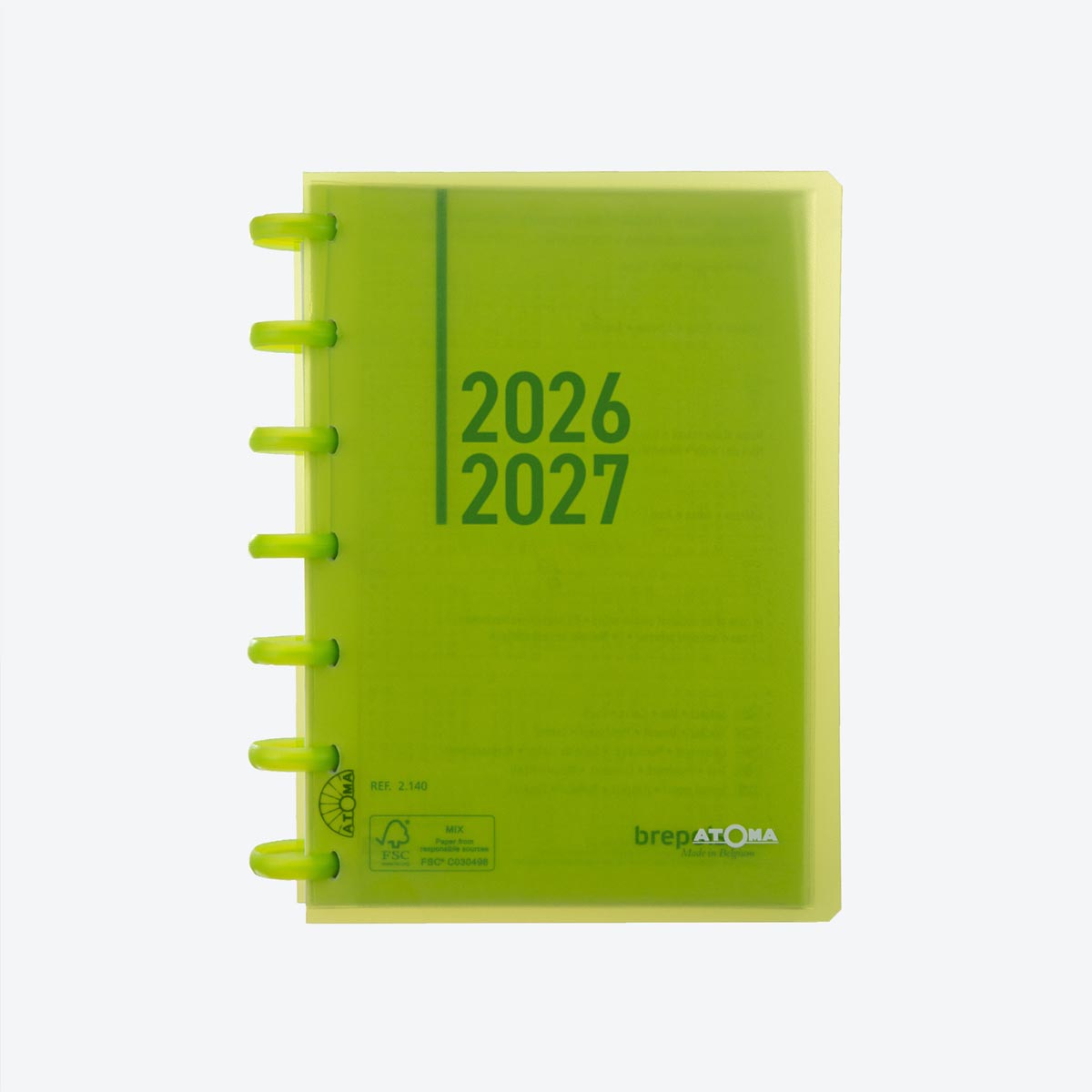 Atoma - schoolagenda, ft 110 x 170 mm, 1dag per pagina, 2026-2027