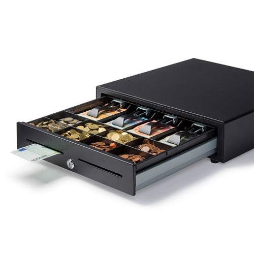 Klika – Kassenschublade breit, 8 Münzen, 4 Papiere, Standard