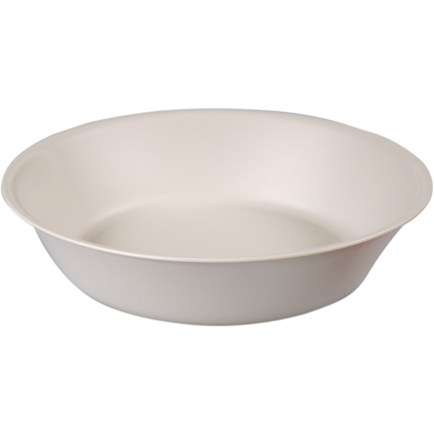 Goldplast - Bord | diep bord | Mineral | reusable | onbreekbaar | rond | 1-vaks | pP | Ø17.5cm | taupe | 54 stuks