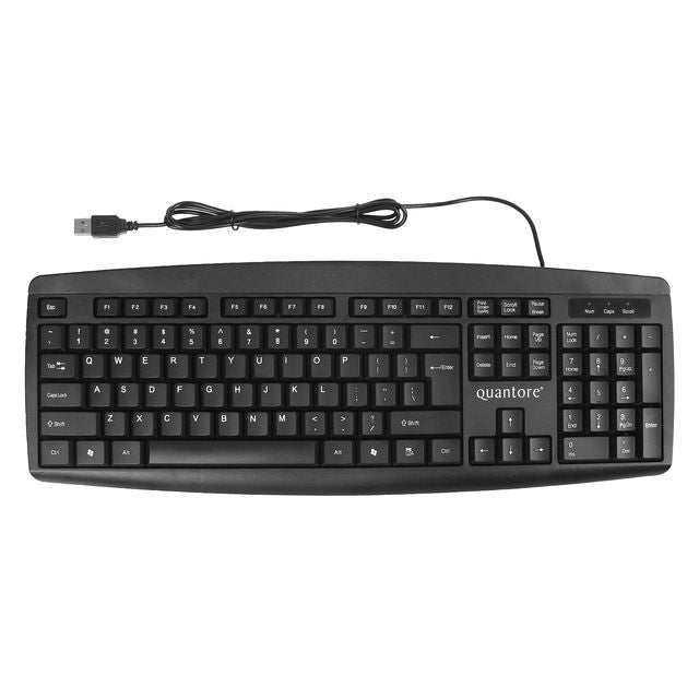 Quantore – Schwarze QWERTZ-Tastatur