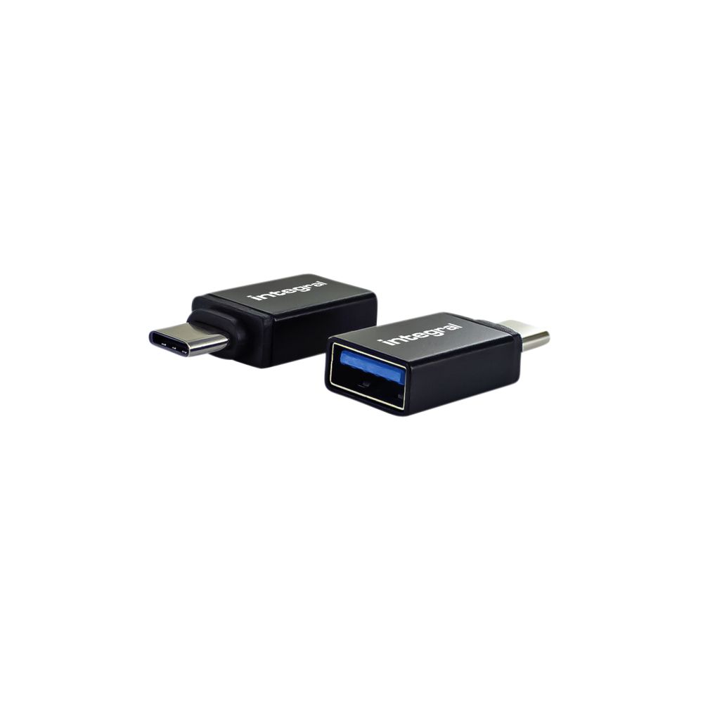 Intégral - Adaptateur 3.1 USB-A vers USB-C 2 pièces