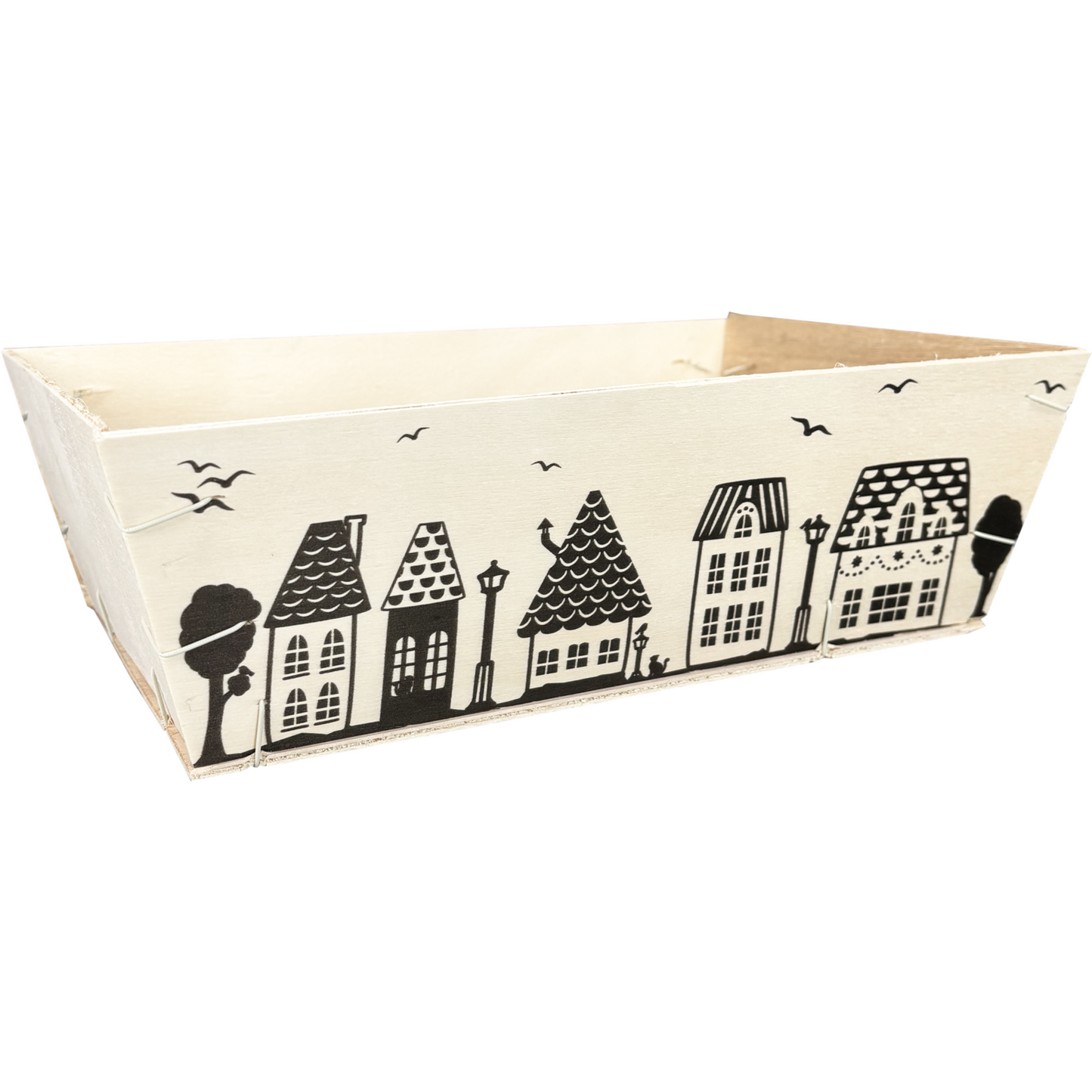 Klika - Mand | hout | 29x19x9cm | vierkant | naturel | 25 stuks