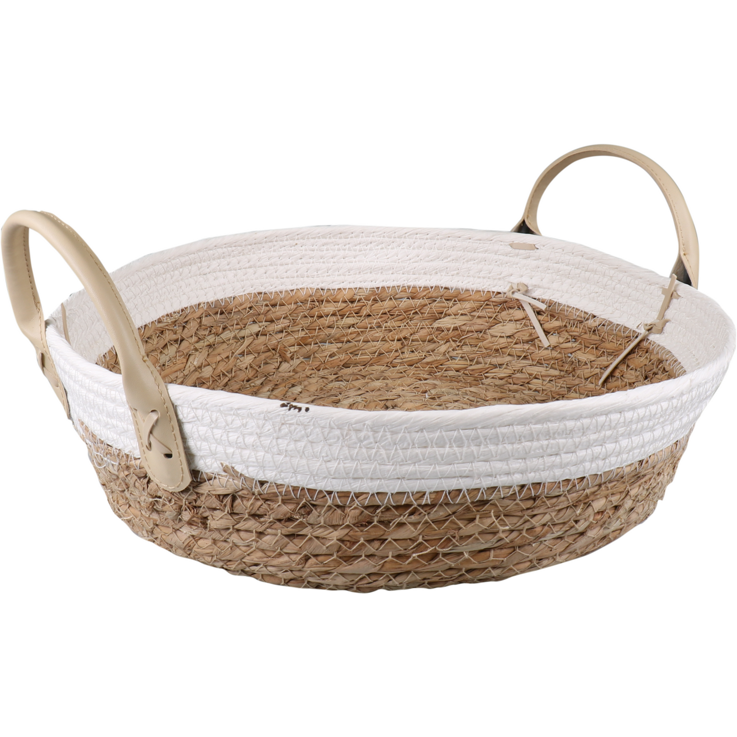 Klika - Mand | papier met zeegras | 10cm | rond | naturel | 20 stuks