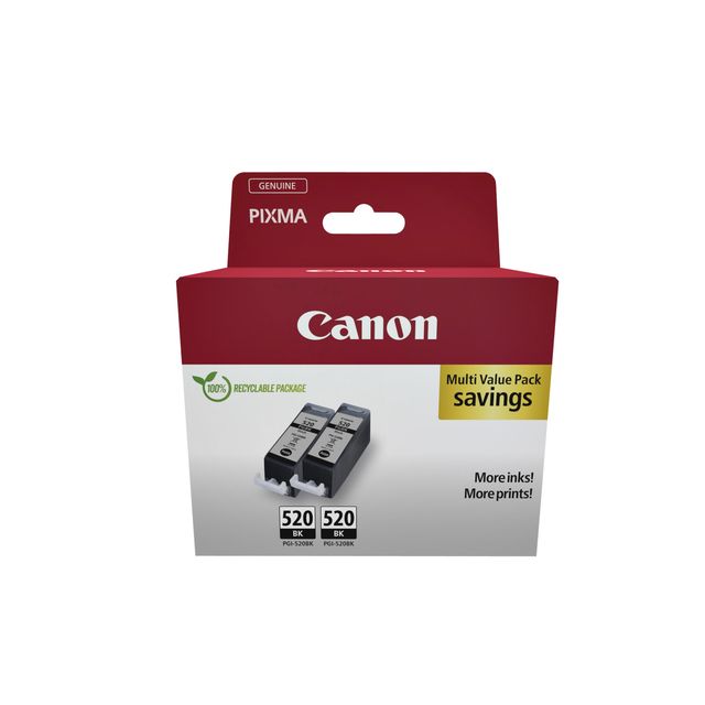 Canon - Inktcartridge pgi-520 zwart 2x