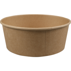 Klika - Salade bakken (bowl) karton rond 184x161x70mm mm 1300ml 50 stuks