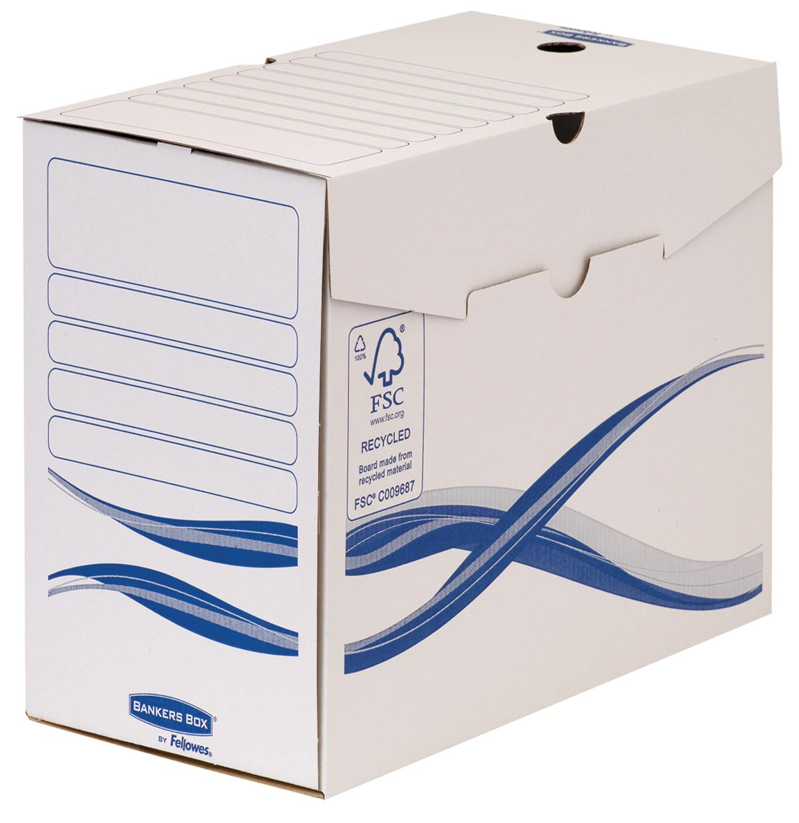 Bankers Box - Basic, boîte d'archives de transfert, ft A4+, dos 15 cm