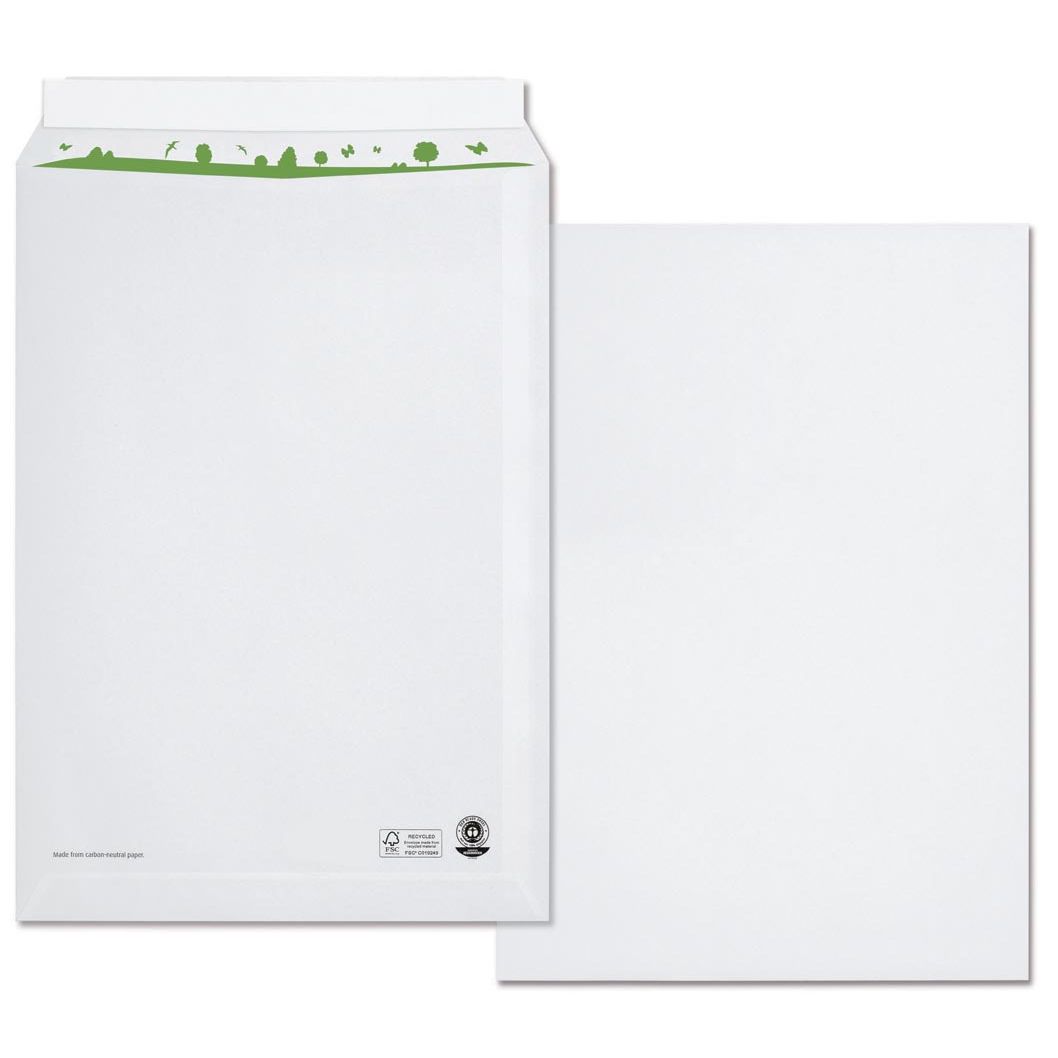 BeECO - Bong akte-enveloppen , ft 229 x 324 mm (C4), zonder venster, doos van 250 stuks