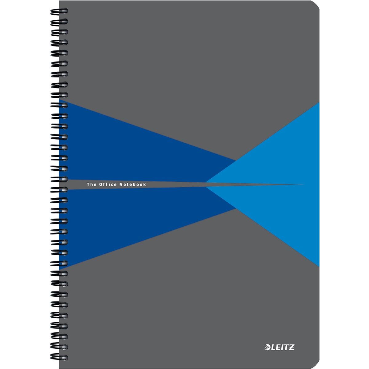 Leitz - Notizbuch, ft A4, Einband aus PP, liniert, blau