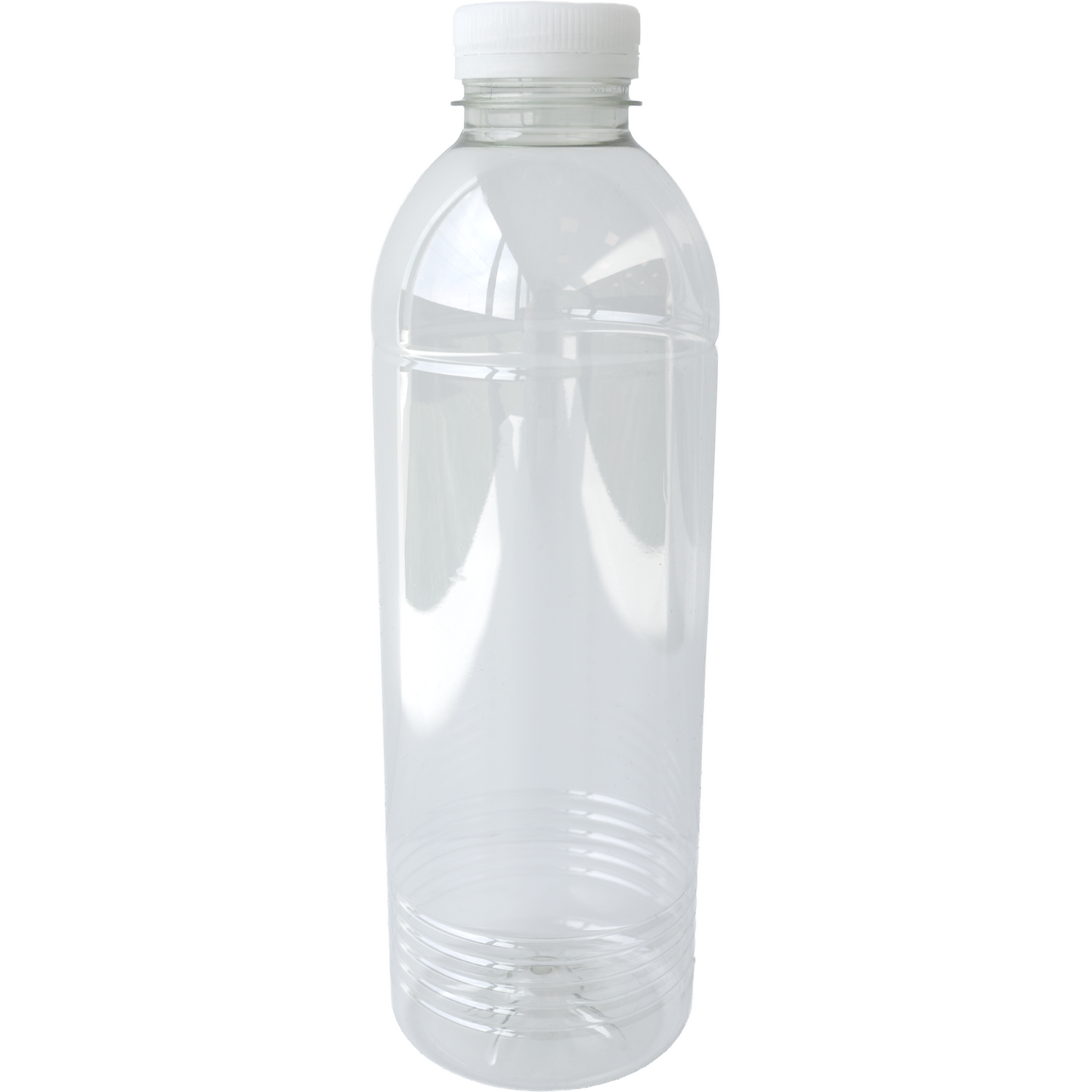 Klika - Fles | petfles | Gerecycled PET | met vaste dop | 1000ml | transparant | 76 stuks