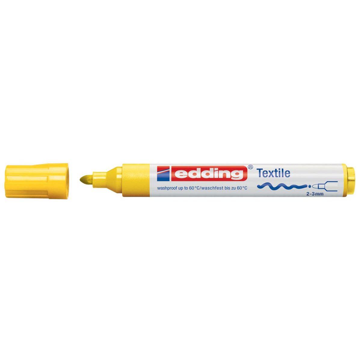 Edding - Marqueur textile 4500 rond 2-3mm jaune