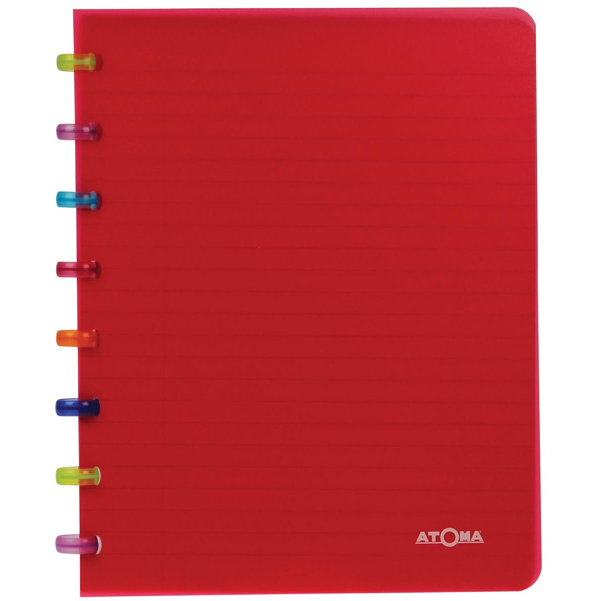 Atoma – Tutti Frutti Notizbuch, A5, 144 Seiten, liniert, verschiedene Farben