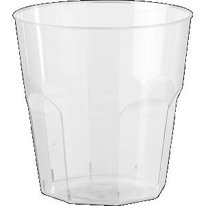 Goldplast - Verre de brasserie verre à vin plastique 160cc / 200cc 50 pièces