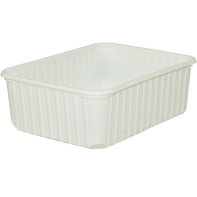 Klika - Bak | PP | 1000ml | kilobak | 180x135x60mm | wit | 400 stuks