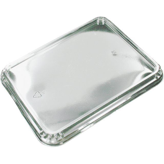 Klika - Deksel | menubak | Gerecycled PET | rechthoekig | 226x177x transparant