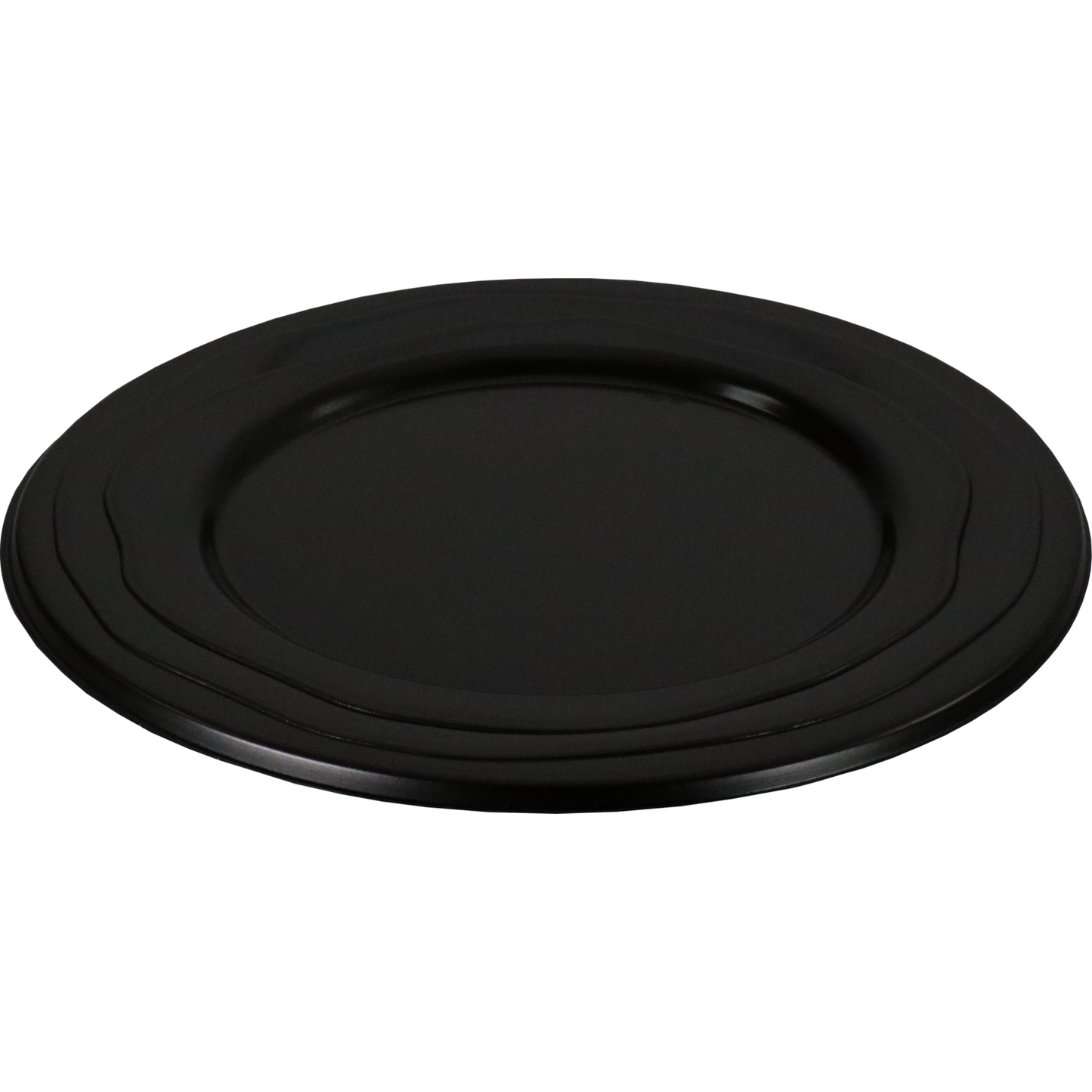 Depa - Bord | Wave | reusable | rond | 1-vaks | pP | Ø24cm | zwart | 100 stuks