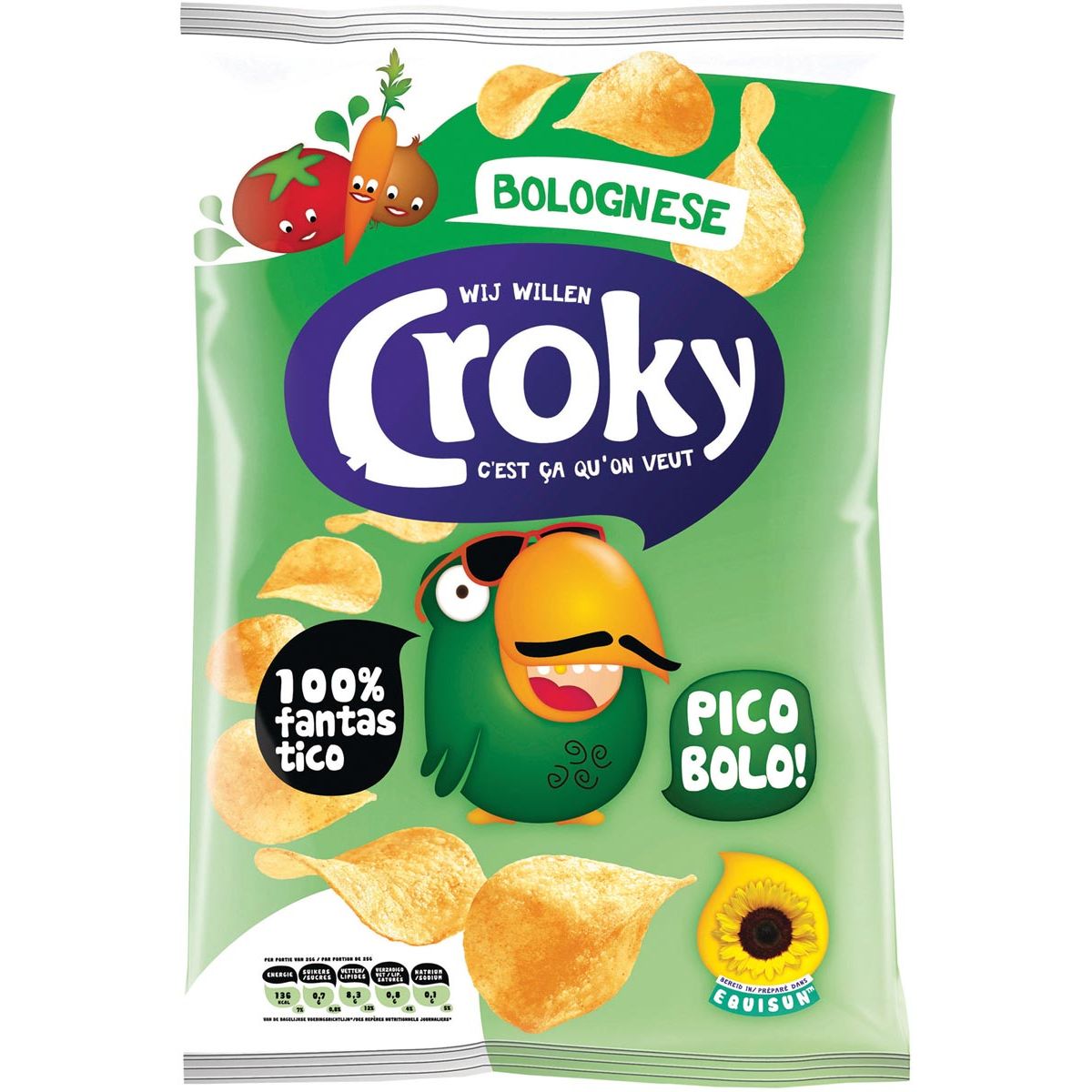 Croky - chips bolognaise, sachet de 100 g