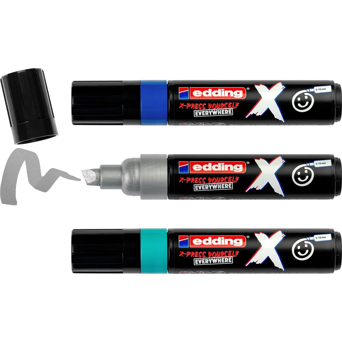 Edding - multimarker 6900 X, ocean, set van 3 stuks