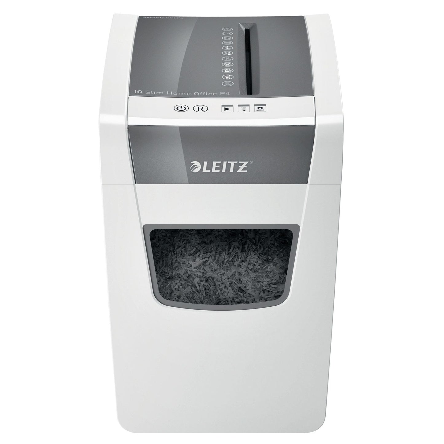 Leitz - IQ Slim P-4 papiervernietiger Kruisversnippering 58 dB 22 cm Wit