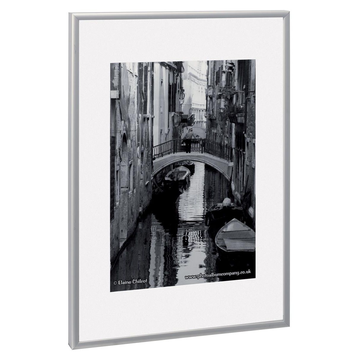 The Photo Album Company – TPAC-Fotorahmen Aluminium, Silber, A4
