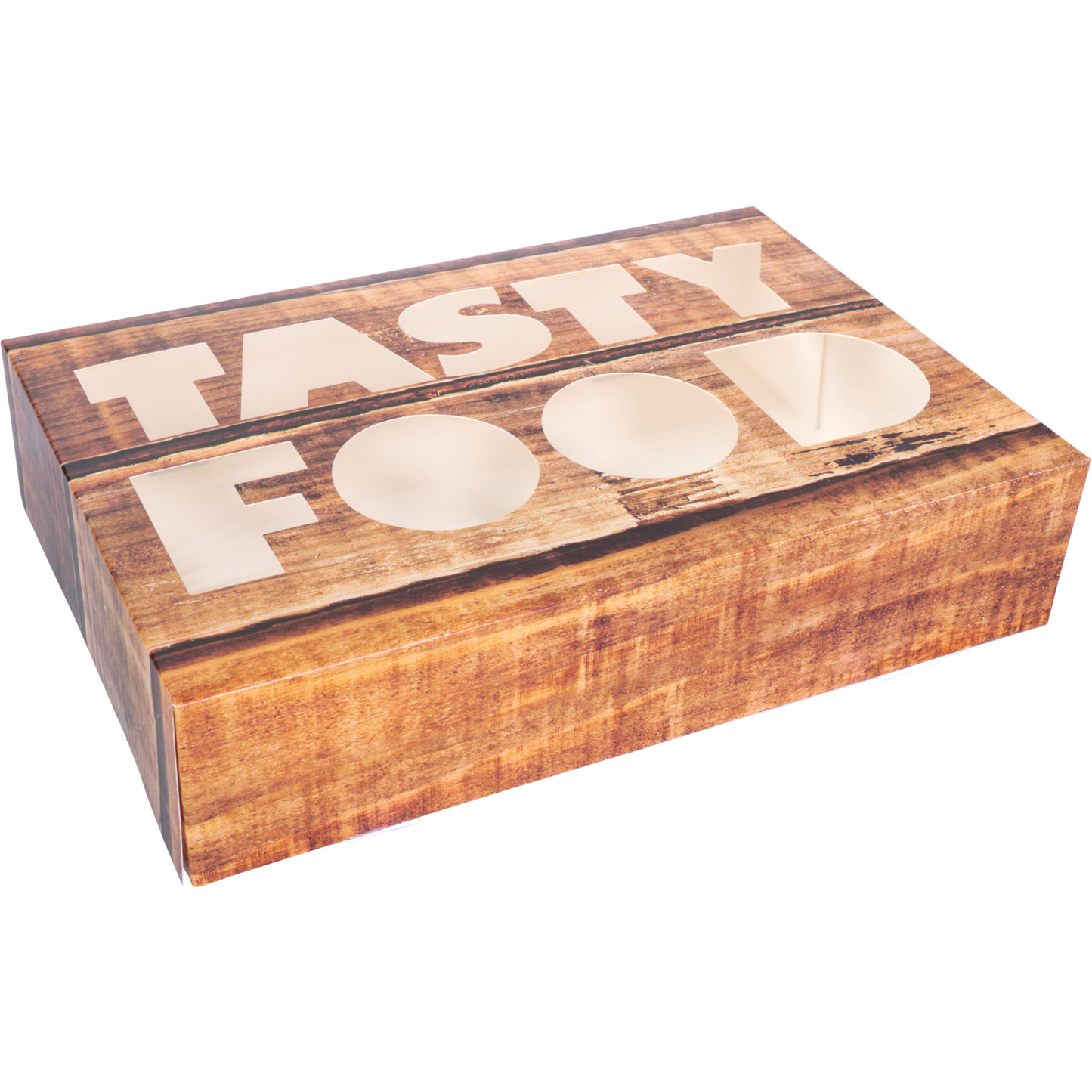 Partybox / Cateringbox Tasty Food 36x25x8cm 10 Stück