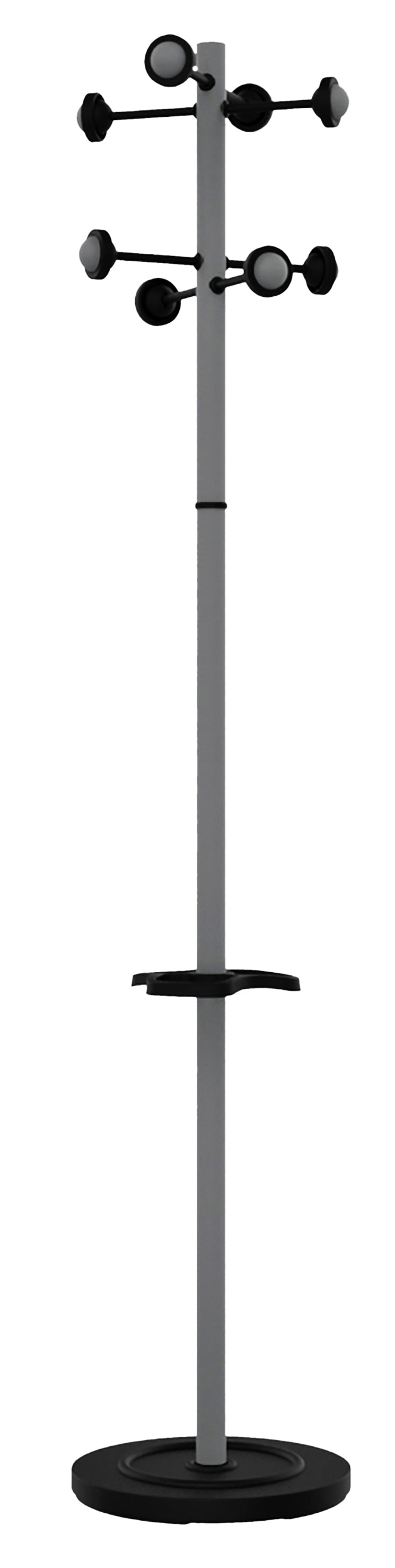 UNILUX - Garderobe Accueil stehend metallic grau