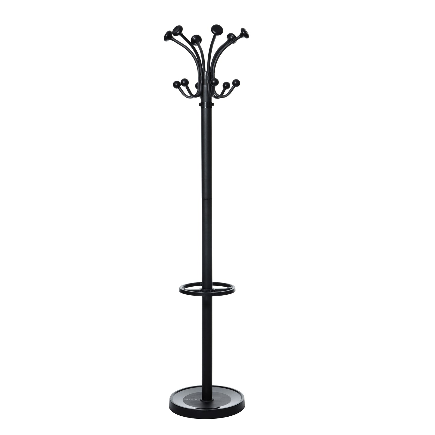 Maul - Kapstok nubis stnd 176cm 20 haken zw ral9004
