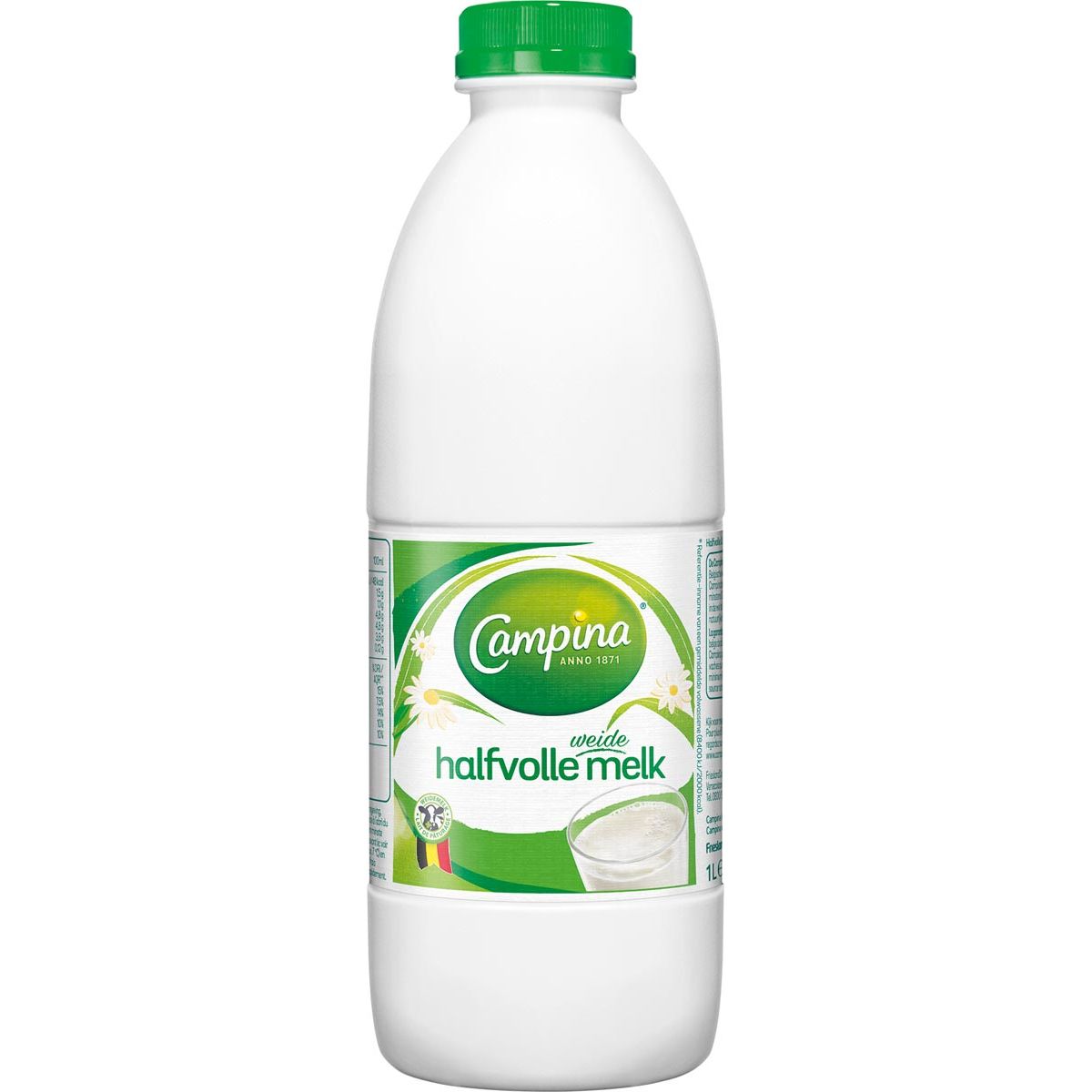 Campina - lait demi-écrémé, 1 litre, paquet de 6