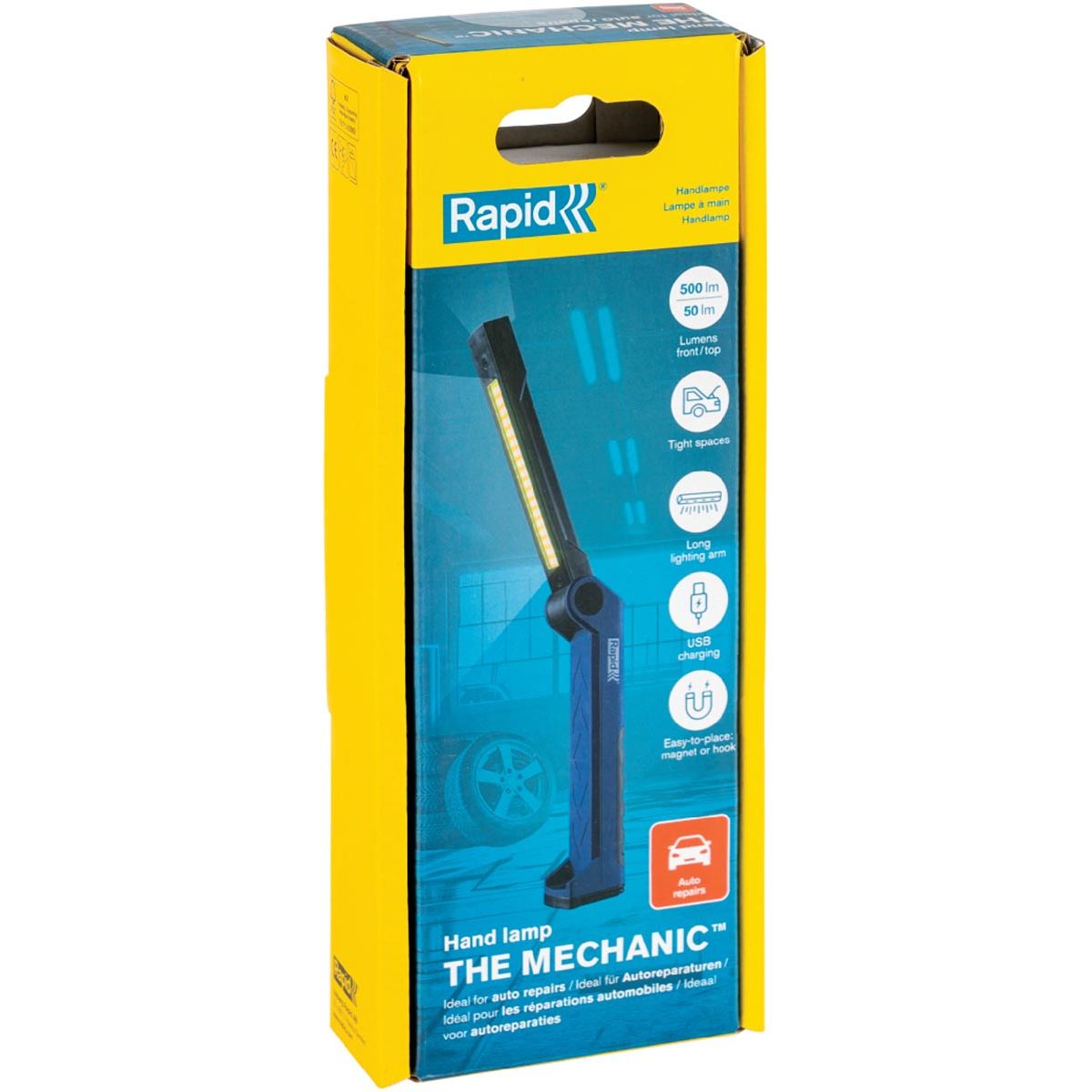 Rapid - werklamp The Mechanic, 3,6 V, lithium-ion, ingebouwde accu
