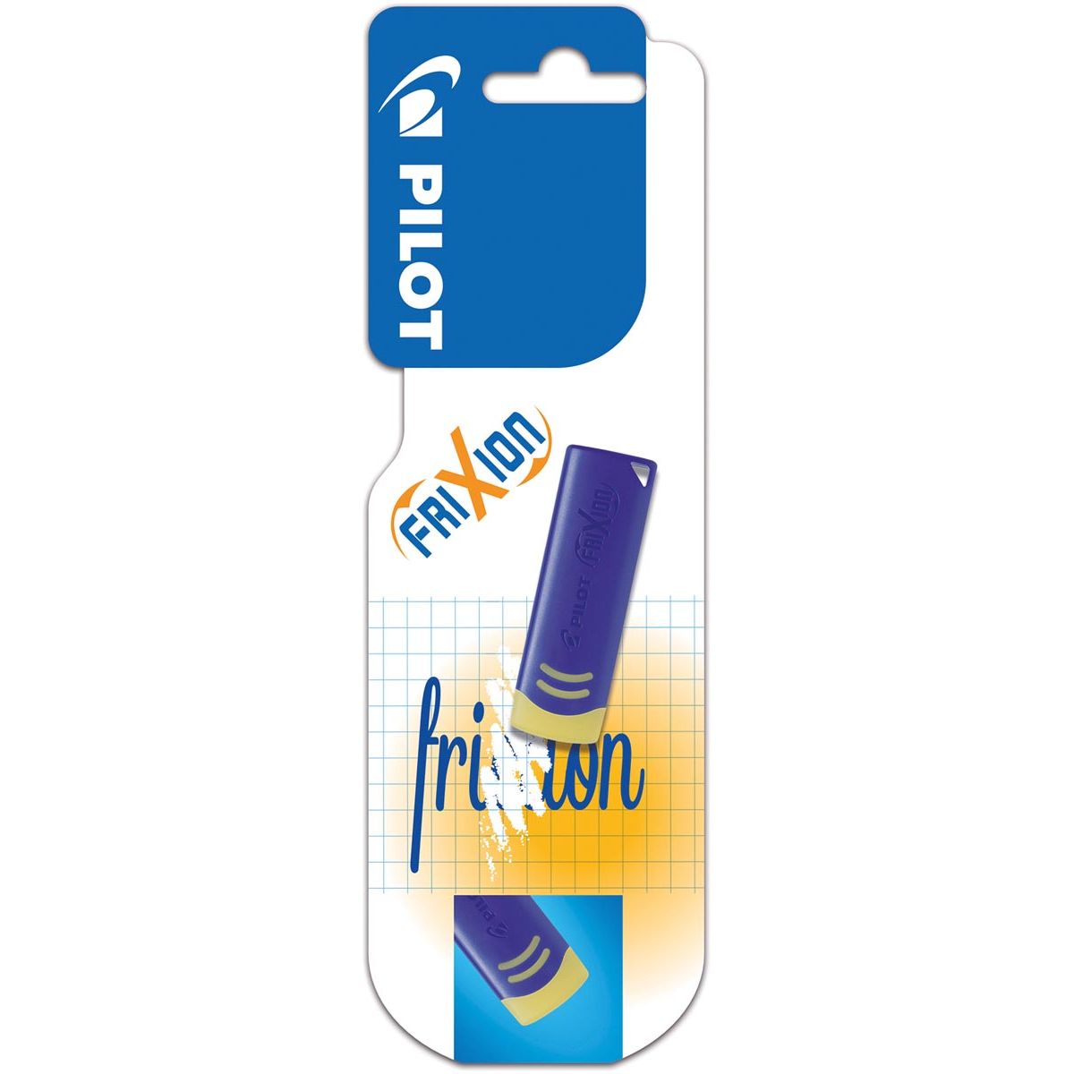 Pilot - Frixion gum, blauw, blister van 1 stuk