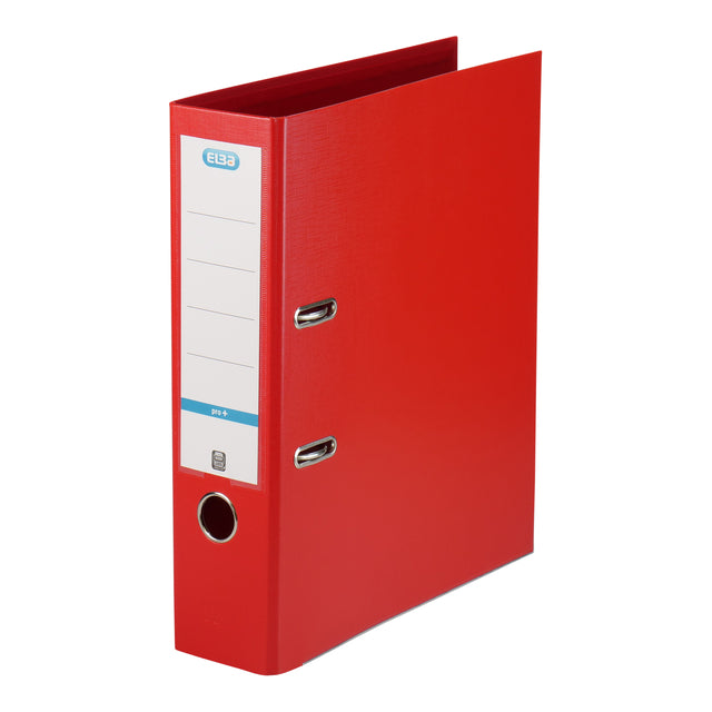 Elba - Ordner Smart Pro+ A4 80mm PP rot | 10 Stück