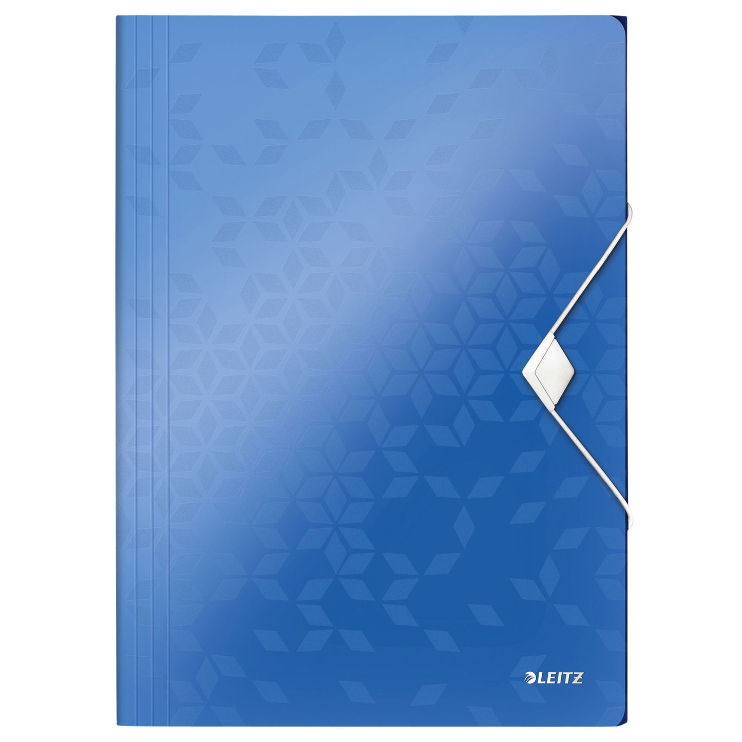Leitz - Dossier Elasto WOW A4 3 rabats PP bleu