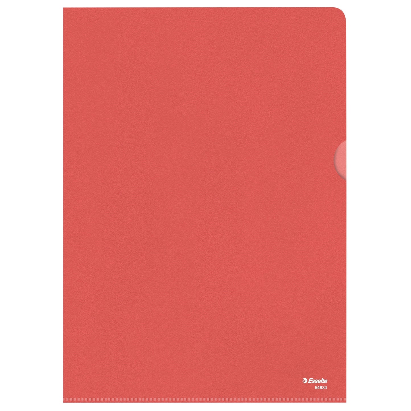 Esselte - Dossier d'insertion modèle L standard A4 0,11 mm PP rouge 100 pièces