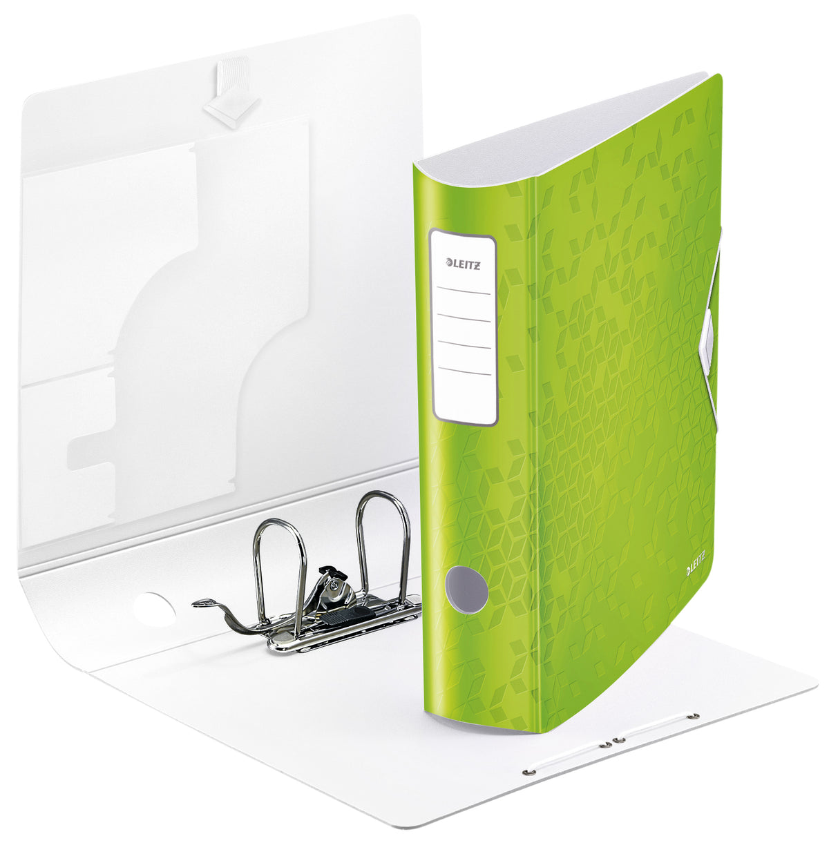Leitz - Ordner leitz wow active 180° 80mm pp a4 vert | 5 pièces