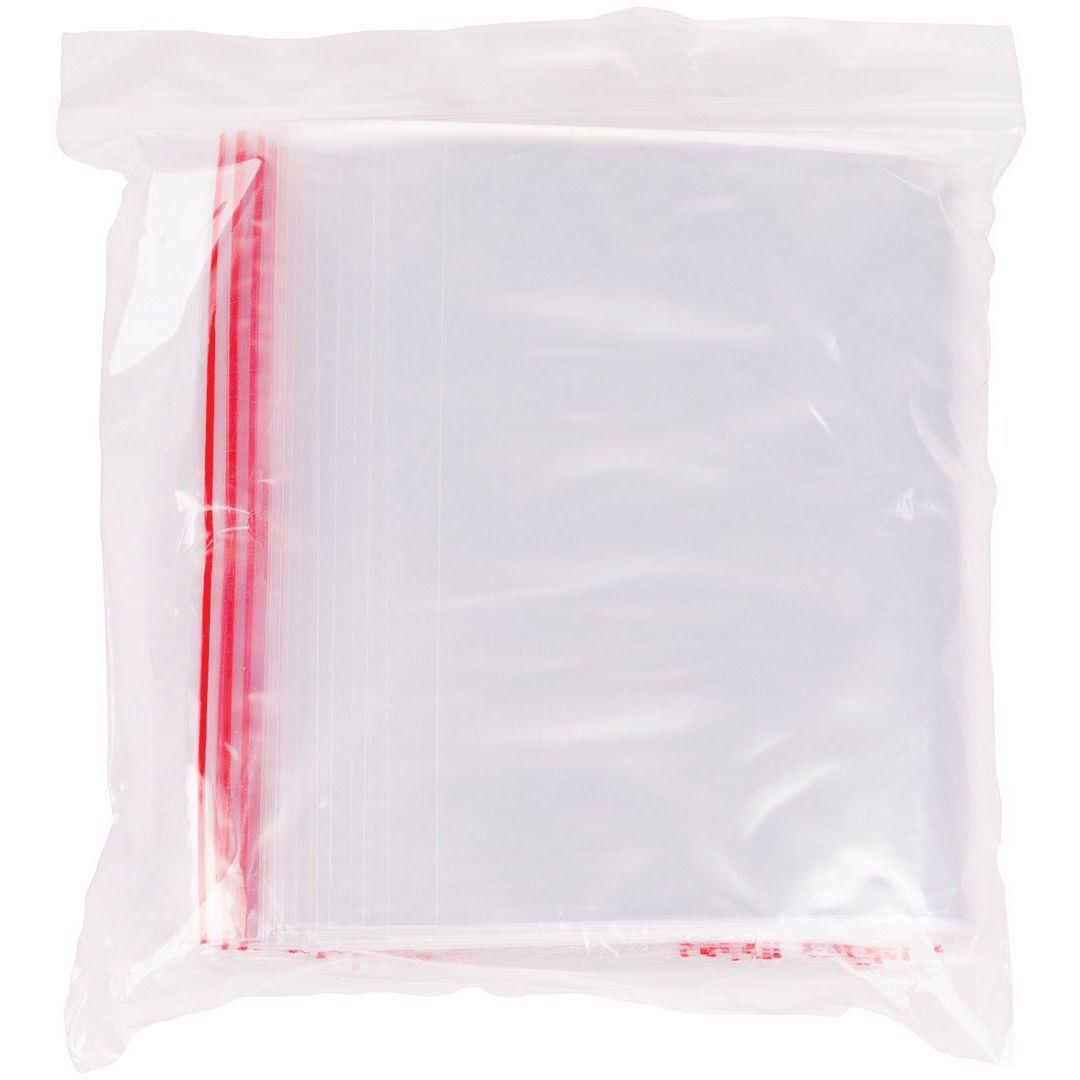 OFFICE products - gripsealzakje, transparant, pak van 100 stuks, 160 x 220 mm