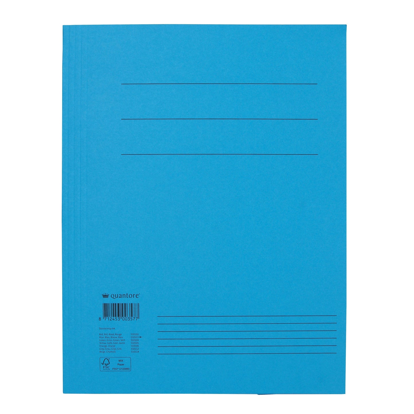 Quantore - Aktenordner A4 300gr blau