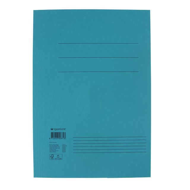 Quantore - Dossier folio 300gr bleu