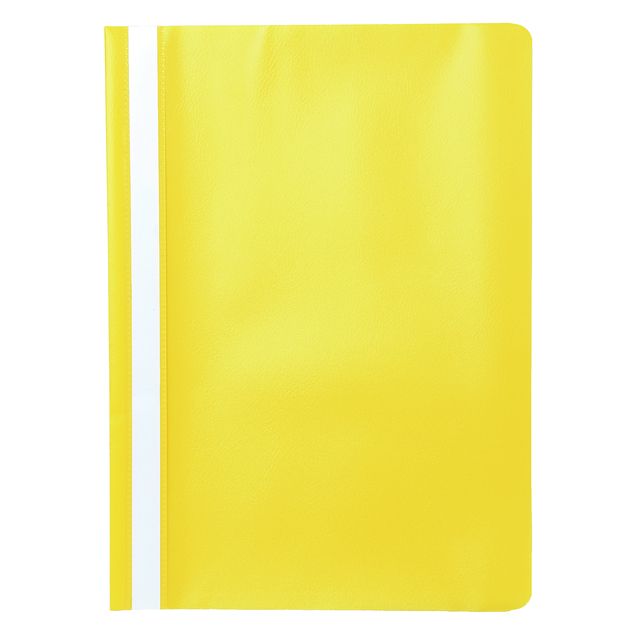 Quantore - Attache rapide A4 PP jaune | 100 pièces