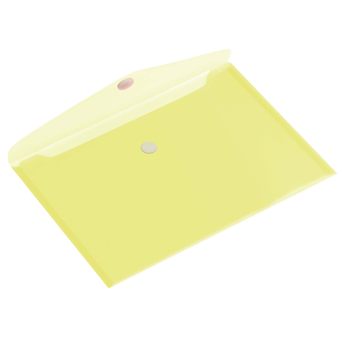 HF2 - Sac enveloppe A5 250x180mm transversal transparent jaune