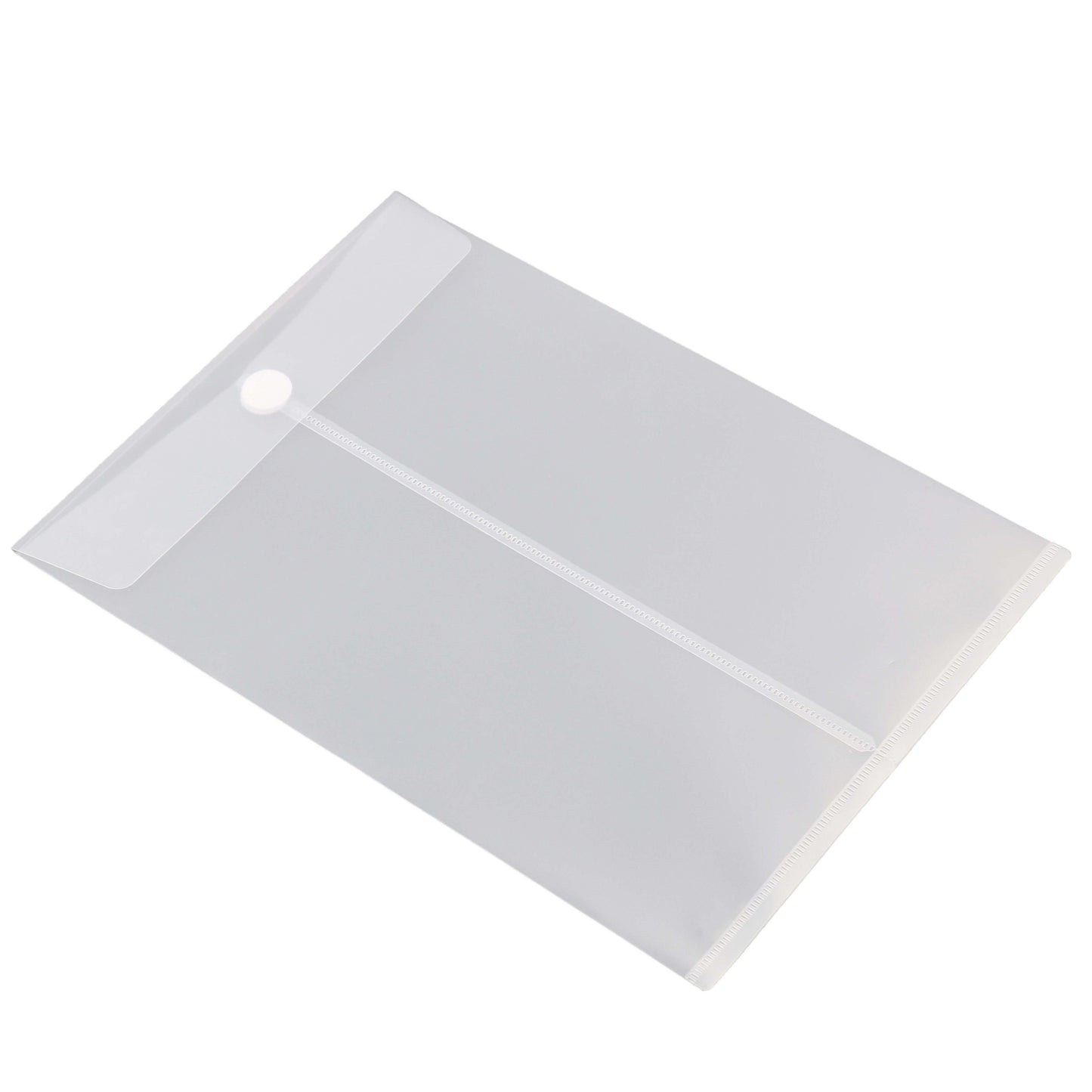 Quantore - Sac enveloppe A4 240x335mm debout PP transparent blanc | 10 pièces