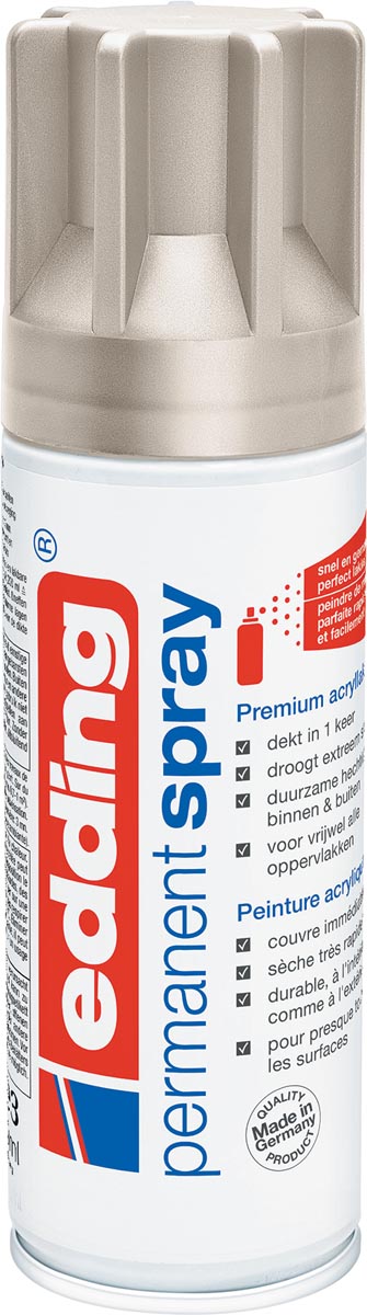 Edding - Spray Permanent 5200, 200 ml, champagne doré mat