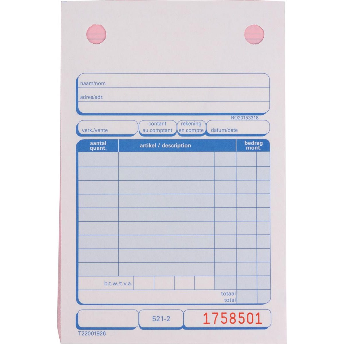 Galerie - Nachfüllung für Bonautomaten mit der Nummer 1 180.000, 100 Doppelblätter